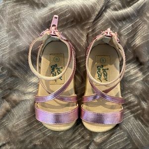 Itzy Bitzy Metallic Pink Sandals